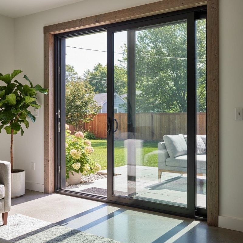 Wood Sliding Door Installation in Chapel Hill, NC